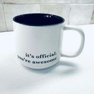 Threshold "it's official. you're awesome" Coffee Mug.